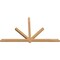Ekena Millwork Kennewick Timber Gable Bracket, Western Red Cedar, 96"W x 56"H x 3 1/2"D x 3 1/2"F, 14/12 Pitch GBW096X56X0404KEN00SWR - alternate 4